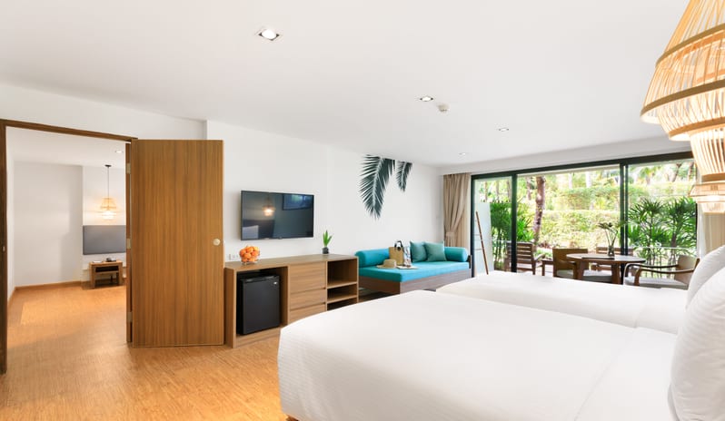 Deluxe Garden Terrace 2 Twins