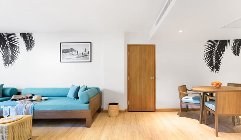 Premier Garden Suite Living Area