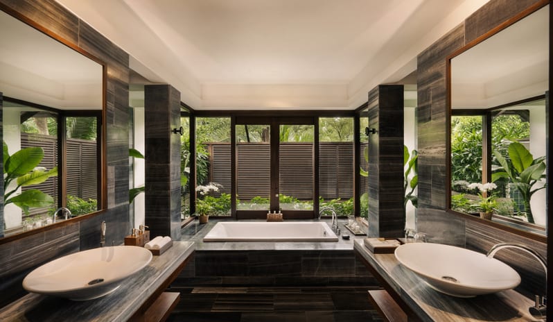 Three Bedroom Hilltop Pool Villa, Bathroom