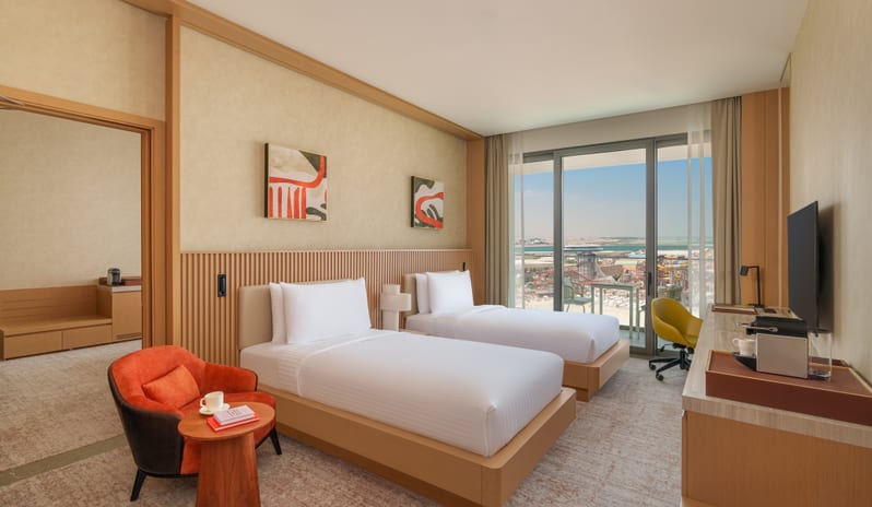 Two Bedroom Family Room Water Park View, Twin Beds