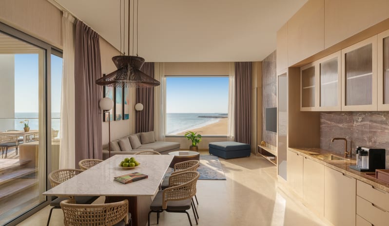 Two bedroom Superior Villa Sea view, Dining Table