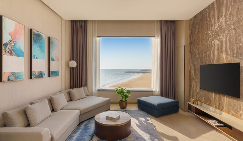 Two bedroom Superior Villa Sea view, Living Room