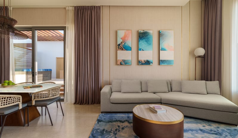 Two bedroom Superior Villa Sea view, Sofa