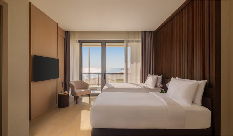 Two bedroom Superior Villa Sea view, Twin Bedroom