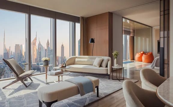 middle-east-holidays-dubai-one-only-royal-mirage-residence-spa-hotel - sanctuary-suite-living room