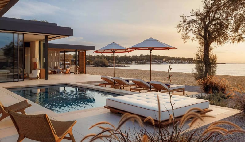 One&Only Aesthesis, Pool Sunset View