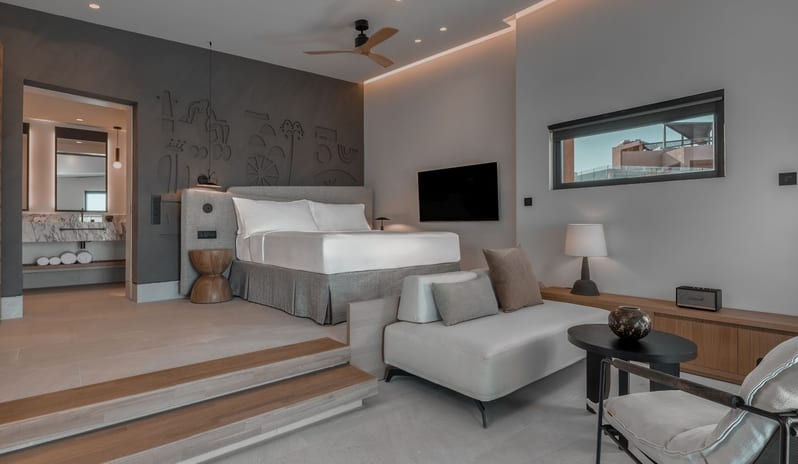 Anesis Bungalow with Zen Pool, Bedroom Overview