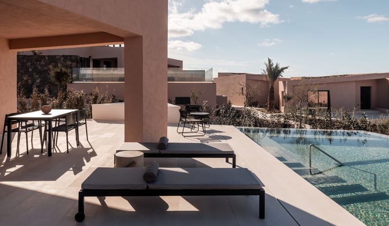 Novos Villa Sea View with Blissful Pool, Outdoor space