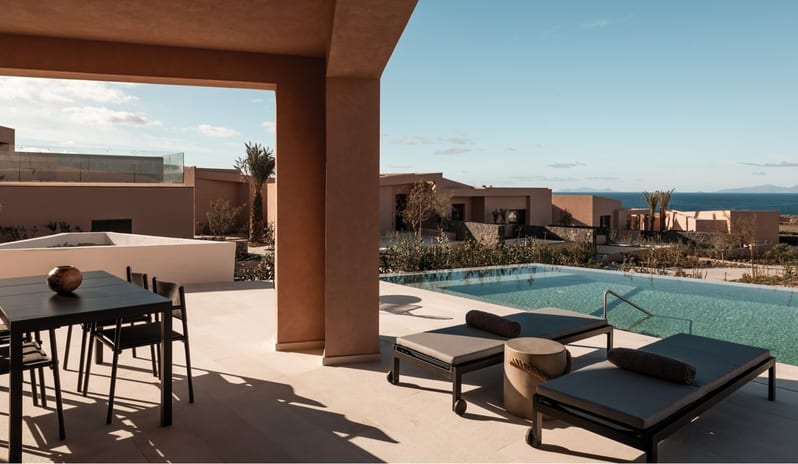 Novos Villa Sea View with Blissful Pool, Pool View