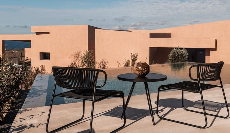 Novos Villa Sea View with Blissful Pool, Outdoor seating