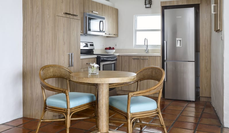 One Bedroom Ocean View Villa, Kitchen Area