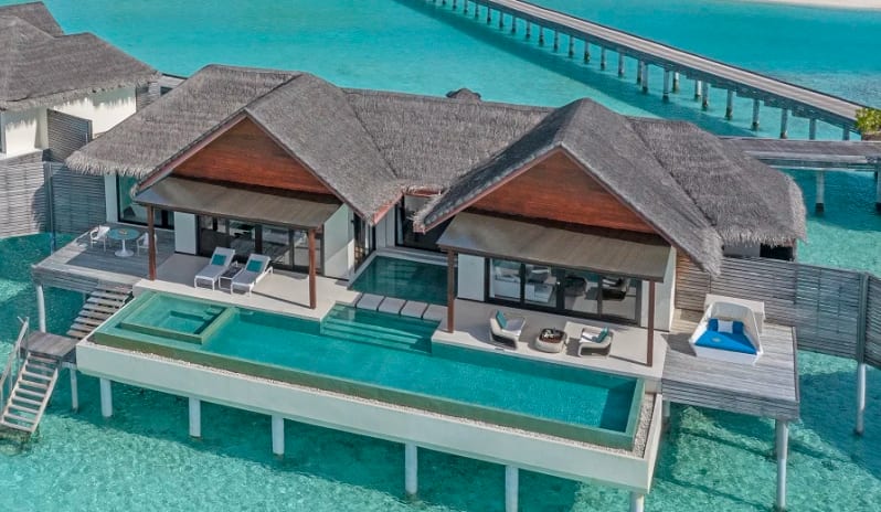 One Bedroom Water Pavilion With Pool, Aerial View