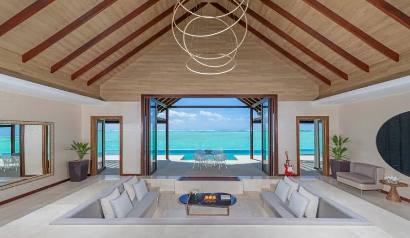 Two Bedroom Ocean Pavilion With Pool, Bedroom Living Area