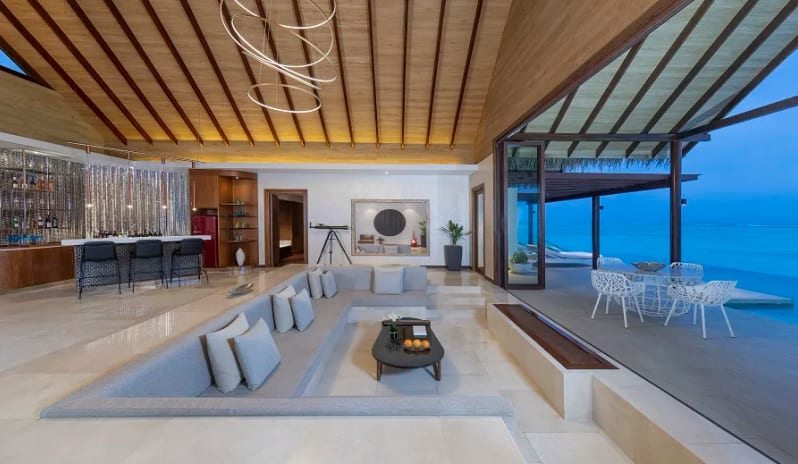 Two Bedroom Ocean Pavilion With Pool, Living