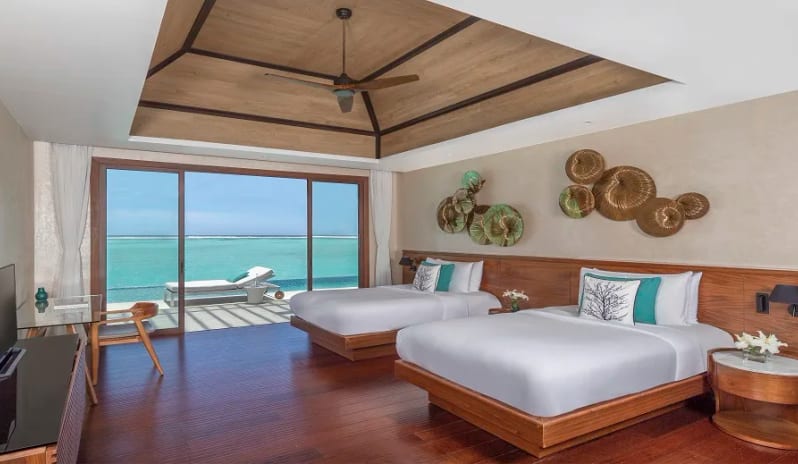Two Bedroom Ocean Pavilion With Pool, Twin Room