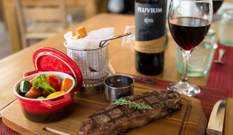 Sizzle Steak House, Dinner