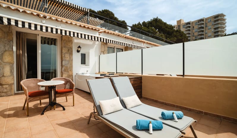 Preferred Club Junior Suite Frontal Sea View, Sunbeds