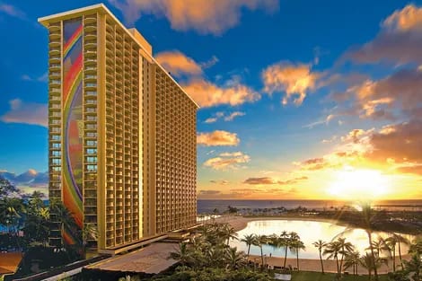 Rainbow Tower Sunset