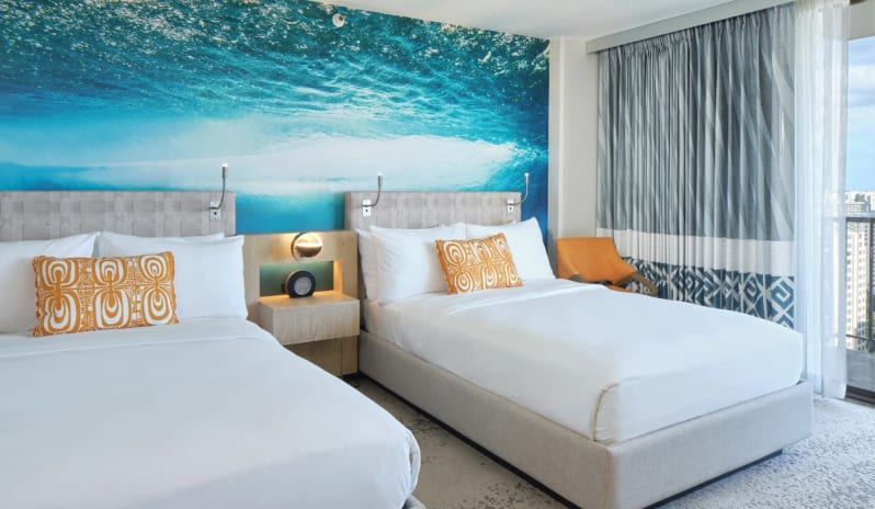 Ocean View 2 Double Beds Double