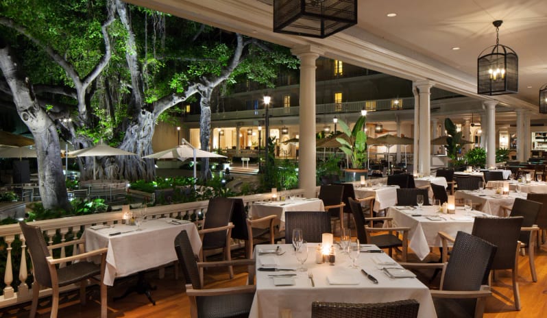 Beach house at the Moana