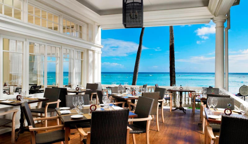 Beach house at the Moana Day