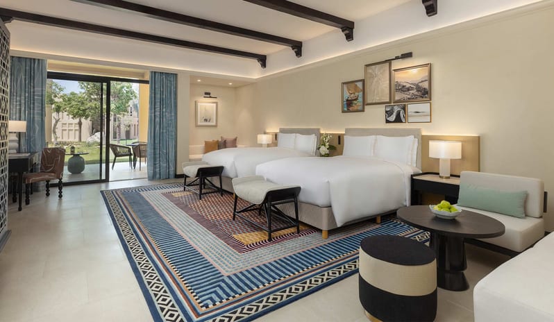 Luxury Two Queens Room With  Garden View Double, Interior