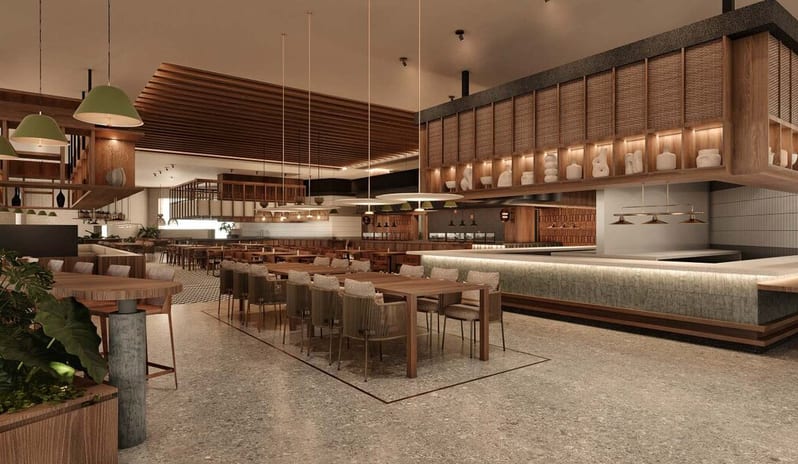 Isla Gastro Market, Dining