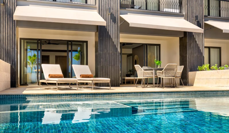 Preferred Club Master Suite Ocean Front Swim Out, Terrace