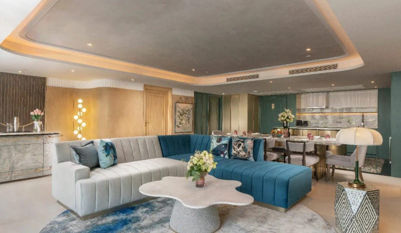 The Penthouse Two Bedroom Suite, Living Room