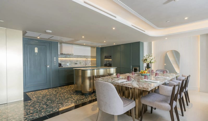 The Penthouse Two Bedroom Suite, Dining Table