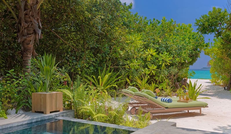 Beach Villa with Pool, View