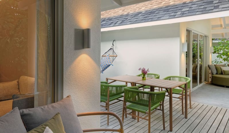 Two Bedroom Family Beach Villa, Living