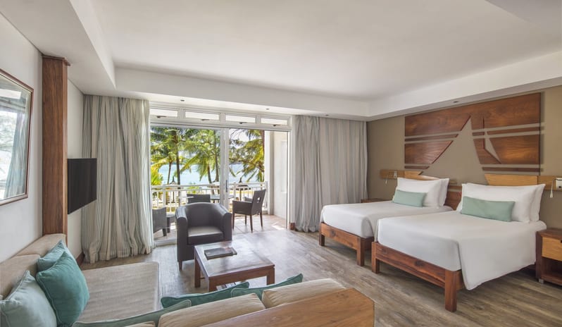 Two Bedroom Deluxe Family Apartment, Twin Beds