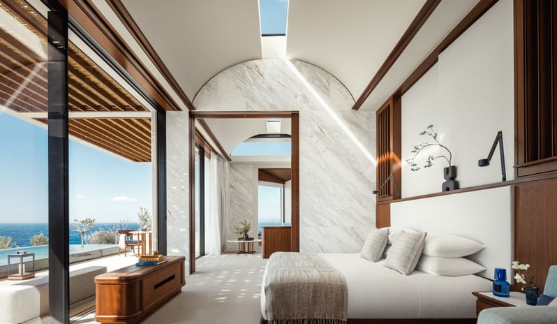 Cliff Villa Sea View, Bedroom