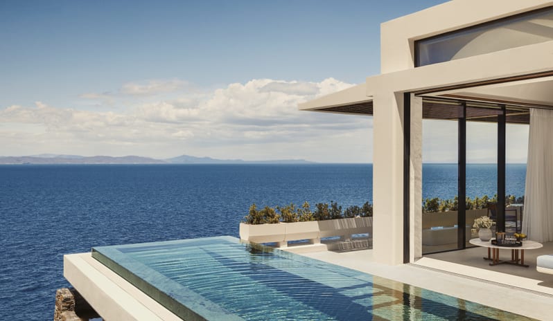 Cliff Villa Panoramic Sea View, Pool