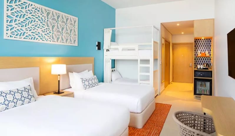 Centara Mirage Beach Resort Dubai - Mirage Family Room with Bunk Beds
