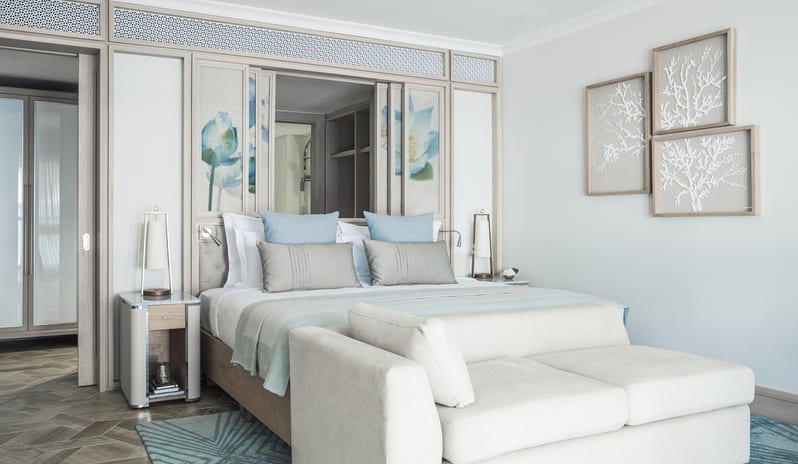 One&Only Le Saint Géran - Beach Front Junior Suite Bedroom