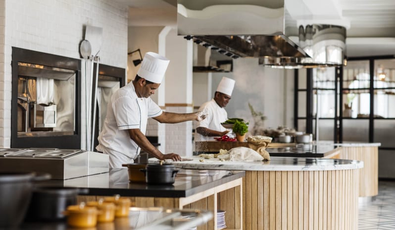 One&Only Le Saint Geran - La Terrasse_Kitchen_Theatre