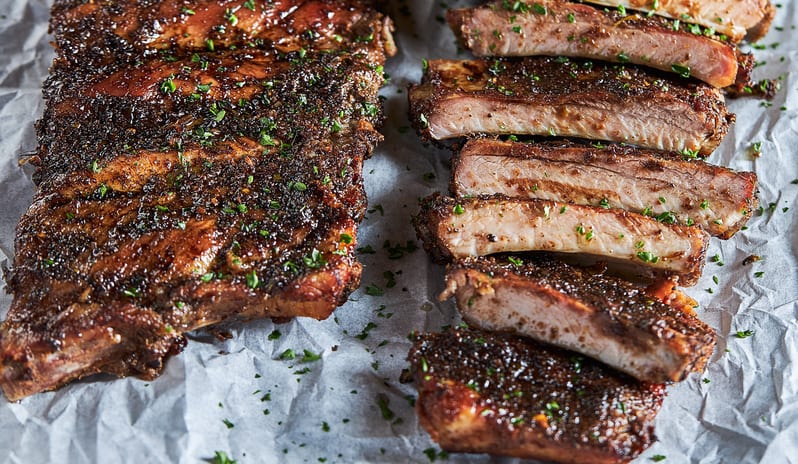 Moon Palace Cancun - Smoked_Dry_Rubbed_Ribs