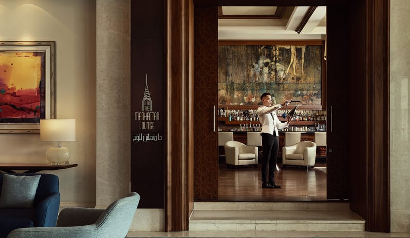 middle-east-holidays-abu-dhabi-st-regis-saadiyat-island-resort-hotel-the- manhattan-lounge-sabrage