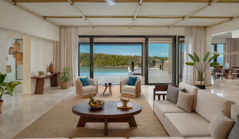 caribbean-holidays-grenada-six-senses-la-sagesse-grenada-four-bedroom-cliff-retreat-living-room