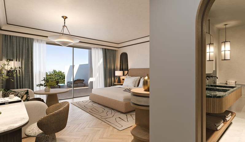 europe-holidays-greece-corfu-conrad-corfu-King Evergreen Grand Deluxe Room Pool