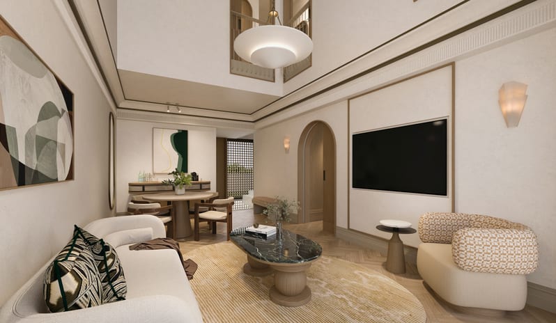 europe-holidays-greece-corfu-conrad-corfu-King Evergreen Two Bedroom Villa Pools