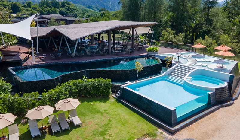 Hotel image  Overhead Pool/Bar View view at Kalima Resort & Villas Khao Lak