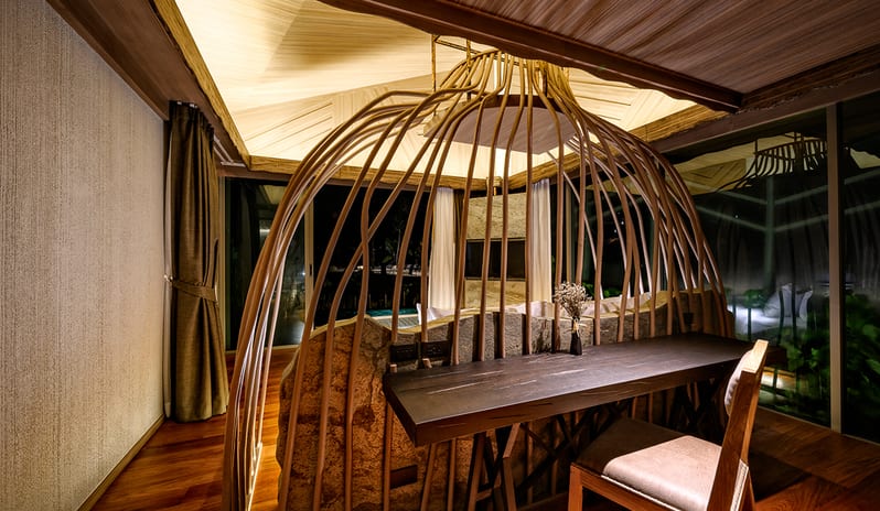 Hotel image Bed Back Side view at Kalima Resort & Villas Khao Lak