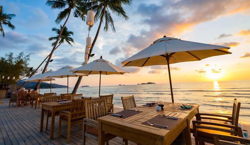 Hotel image  Sitting Area Sunset view at Santhiya Koh Chang Resort