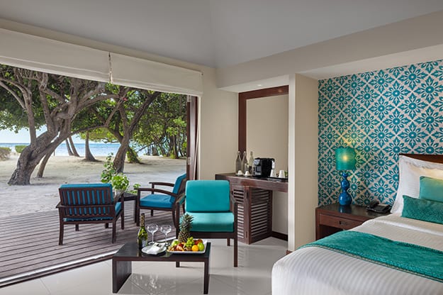 Hotel image Bedroom view at Adaaran Select Hudhuranfushi