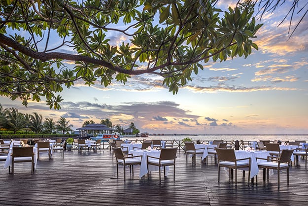 Hotel image Exterior Setting Area view at Adaaran Select Hudhuranfushi