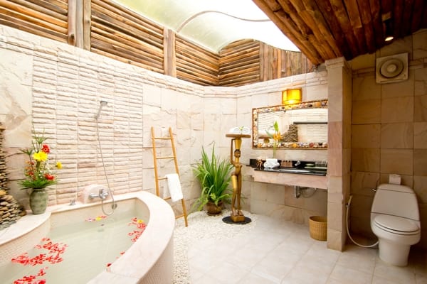 Hotel image Bathroom With Jacuzzi view at Santhiya Koh Chang Resort