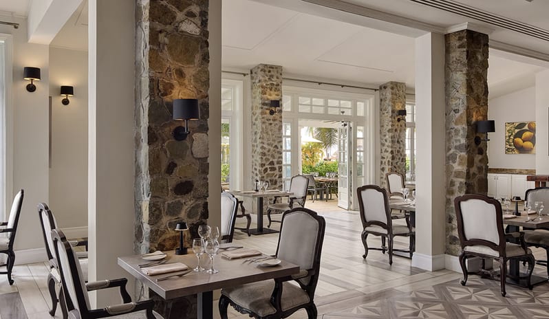 Restaurant at Sandals Grande St Lucian hotel in Caribbean by Kenwood Travel